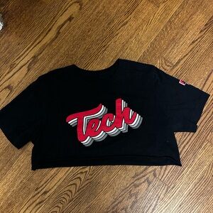 Texas Tech University Cropped Tee